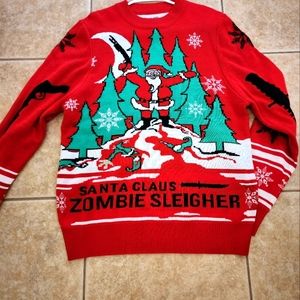 Medium funny Christmas sweater.
